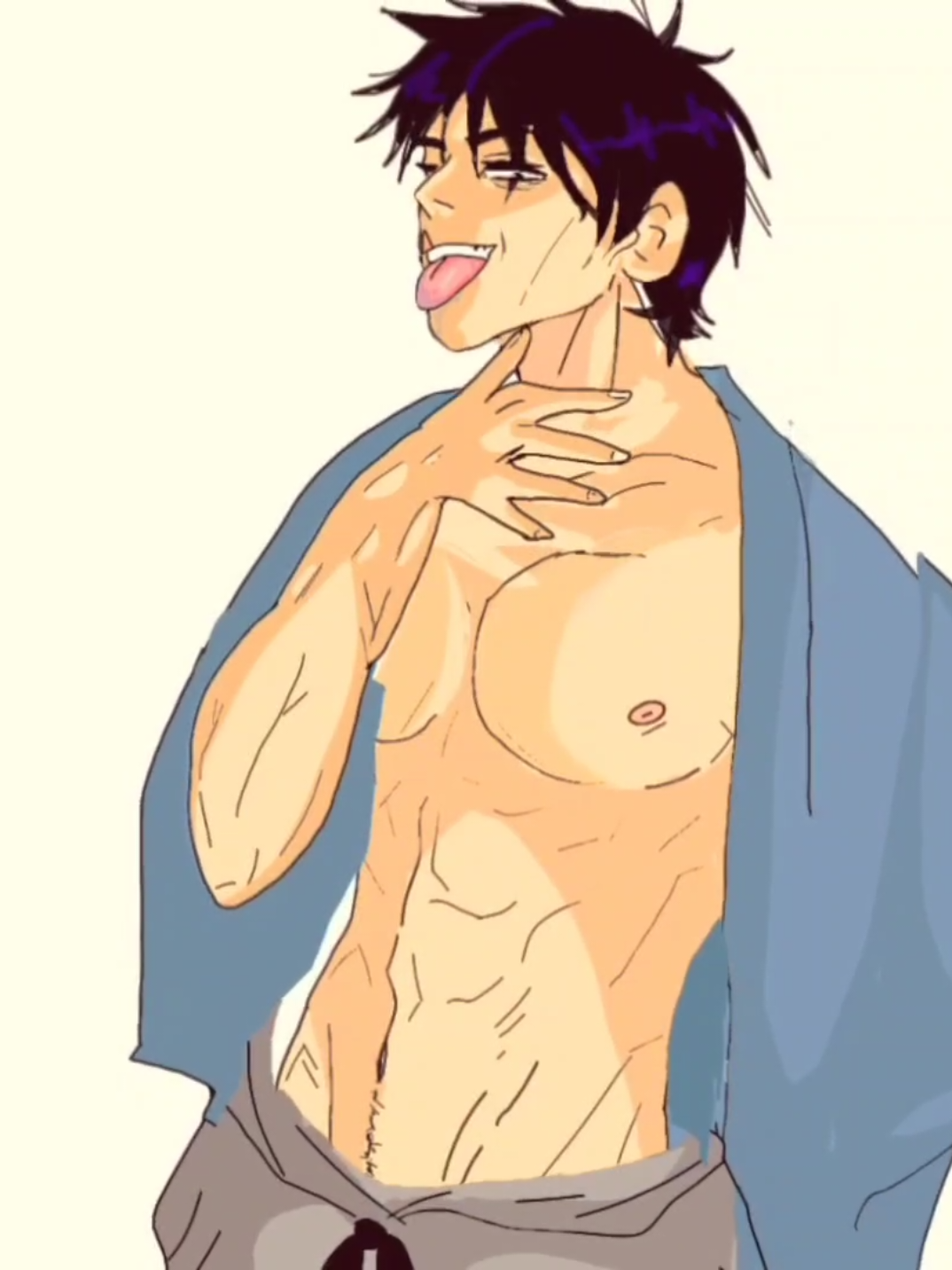 Toji🤤 freaky warning  #animationmeme #toji #jjk #jujutsukaisen #anime 