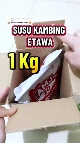 Membalas @Hadiah Sepenuh Hati #susukambingetawa #susuetawa #susumurah #etawa #susu #susukesehatan #minumankekinian #minumanviral #susuetawalin #susukambingetawalin #viral #fyp #fypシ゚ #fypage #fypシ゚viral🖤tiktok 