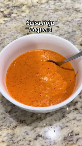 Salsa roja taquera #parati #salsa #mexicanfood #recetas #recetasfaciles 