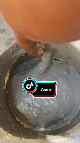 ASMR video #fypage #asmr #sounds #mud #bucket 
