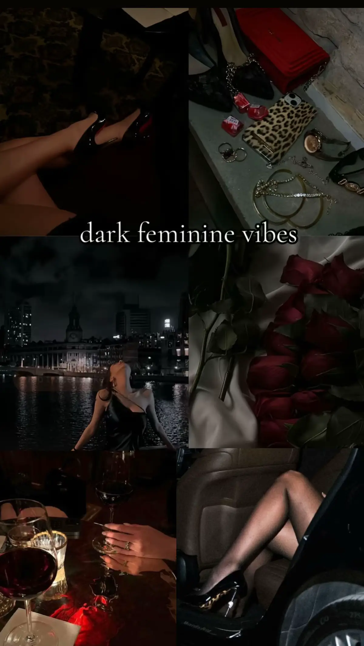 #darkfeminine #vibes #hairstyle #makeup #outfit #nails #room 
