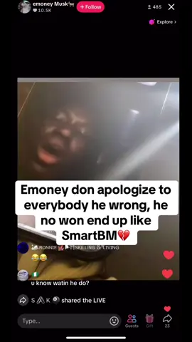 Emoney don apologize for all him mistakes💔 #fyp #smartbm #lumbernation #viral #gentleinvestor #laboy @emoney Musk🐐 @Gentleinvestor🐍📿😡❤️🚀 @SMART BM❤️🚀 @𝘼𝙡𝙚𝙭𝙗𝙖𝙗𝙮 😍🌴 