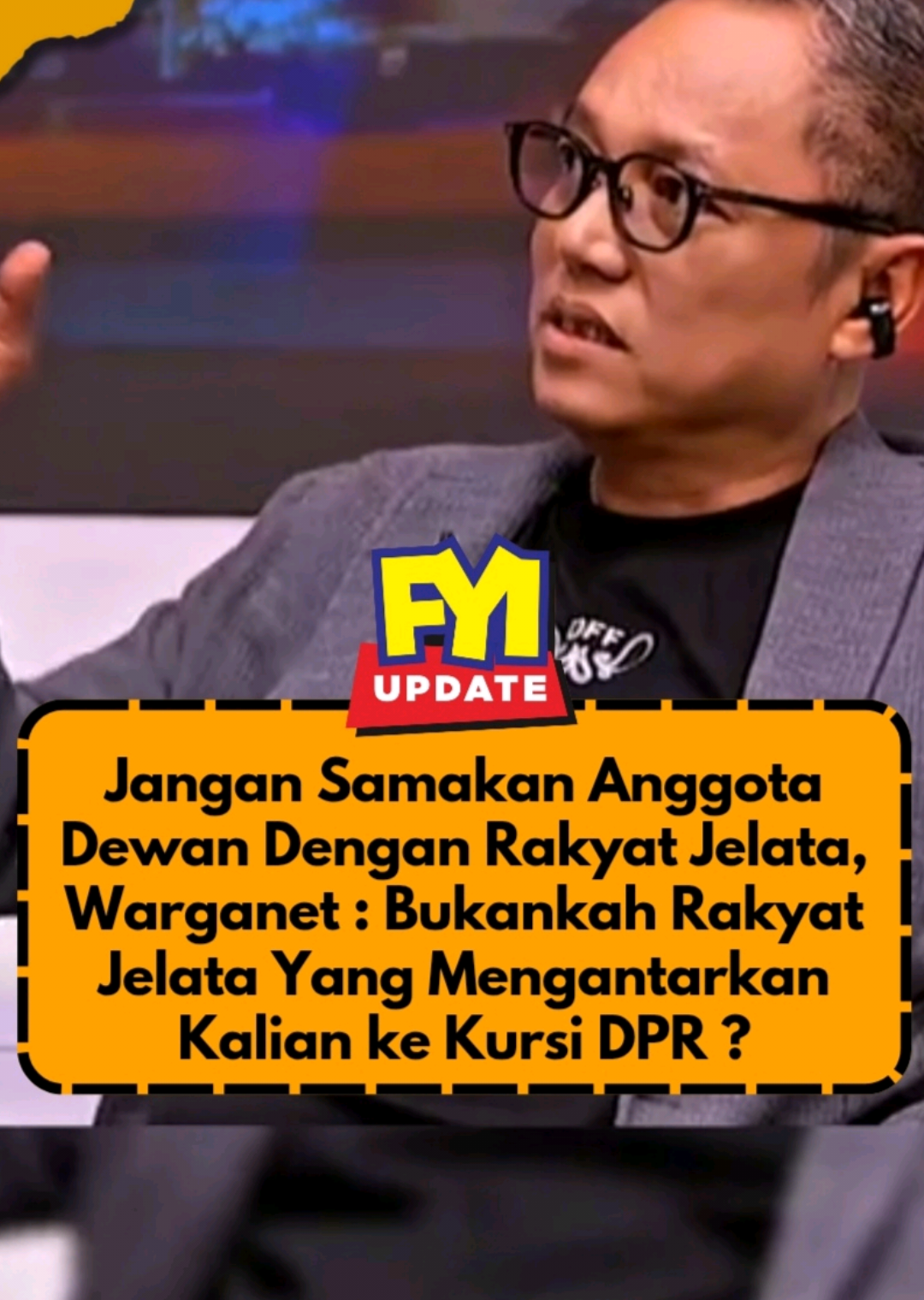 Dalam video yang sempat ramai 10 bulan lalu, Deddy Sitorus Anggota DPR RI fraksi PDI Perjuangan tidak mau jika Anggota DPR disamakan dengan rakyat jelata, karena menurutnya DPR adalah Lembaga tinggai negara. DPR berfungsi sebagai lembaga perwakilan rakyat yang bertujuan untuk menyuarakan dan mewakili kepentingan rakyat. 📽️ Metro