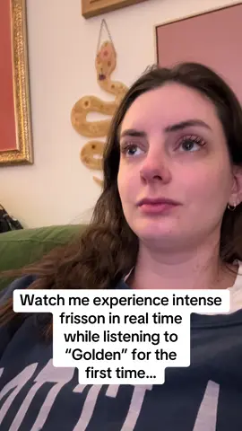 Watch me experience emotional frisson in real time while listening to “Golden” from @Kpop Demon Hunters Netflix for the first time. Does this happen to you? #frisson #autism #goldenkpopdemonhunters #kpopdemonhunters #music 