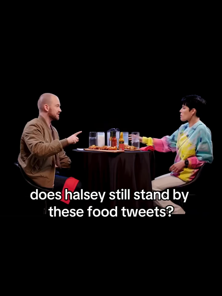 i think she’s standing beside them 👀😂 #hotones #halsey