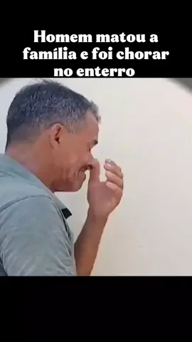 matou a família e foi chorar no enterro das vítimas #social #noticias #criminal 