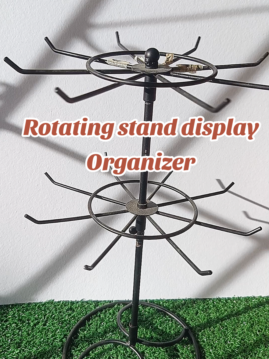 Replying to @airam_recos  perfect Stand display holder Organizer for bracelets,jewelry and accessories 📿🎀🌷✨ 2 Layer Rotating stand Display Organizer for jewelry and Accessories Bracelet Display stand holder #accessoriesorganizer #jewelryorganizer #braceletholder #braceletstand #rotatingstand 