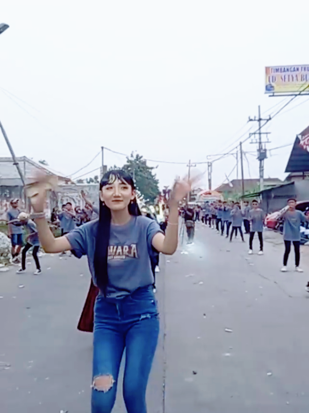 #tiktoklive #livehighlights team baju biru karnaval kejagan trowulan
