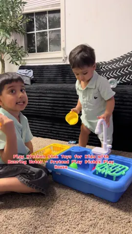 Play #kitchen Sink Toys for Kids with Running Water - Pretend Play Dishes Play House#tiktokmademebuyit #trending #viral #tiktokshop 