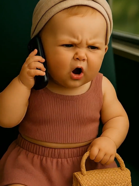 Alo Alo MaMa . Can you hear me? #Alomama #cutebaby #babytalk #adorablemoments #viralbaby