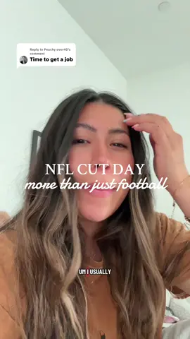 Replying to @Peachy over40 It’s more than just about a pay check #nfl #cutday #nflwife 