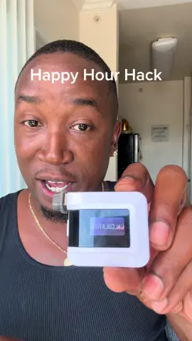 Happy hour upgrade 🍸 Quick, accurate, portable, and BACtrack is my go-to #breathalyzer #happyhour #bactrack #friends @BACtrack® 