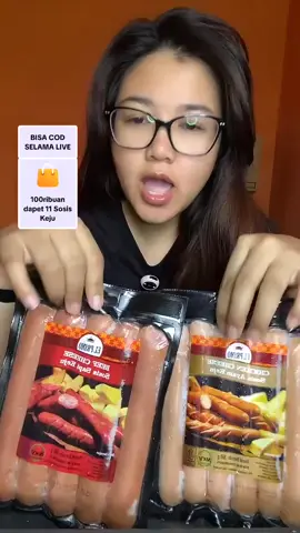 Rasakan sensasi kejunya! PAKET CHEESY LOVERS: Sosis sapi dan ayam dengan keju cheddar yang lumer di setiap gigitan. Dagingnya 70%!