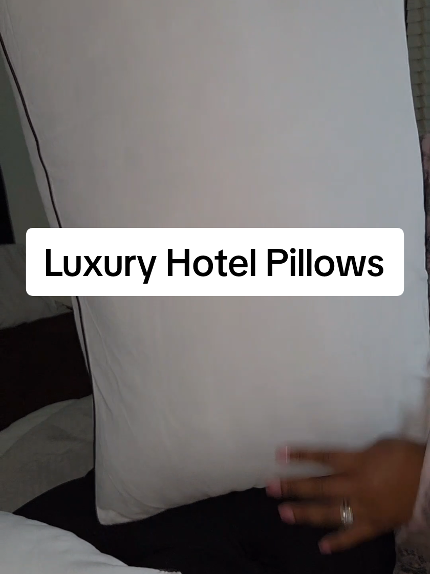 Replying to @niak_kinandcrown Yes I'm definitely getting 2 more pillows these are everything! #hotelpillows #luxurypillows  #pillows #bedding #tiktokshopcreatorpicks 