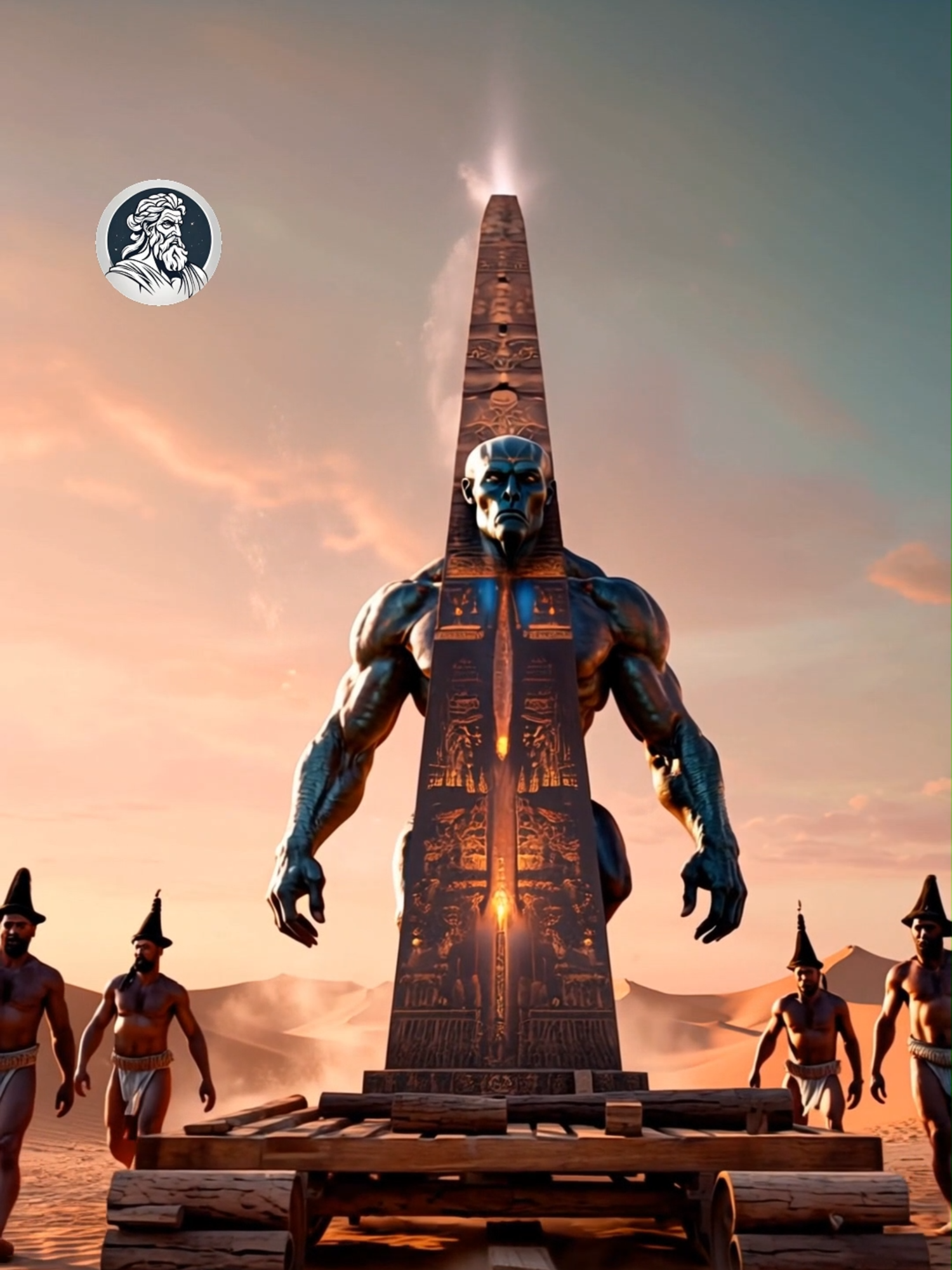 HOW THE PYRAMIDS WERE MADE #cadamitologia #ai #giants #desert #egypt #pyramids #alien #fyp