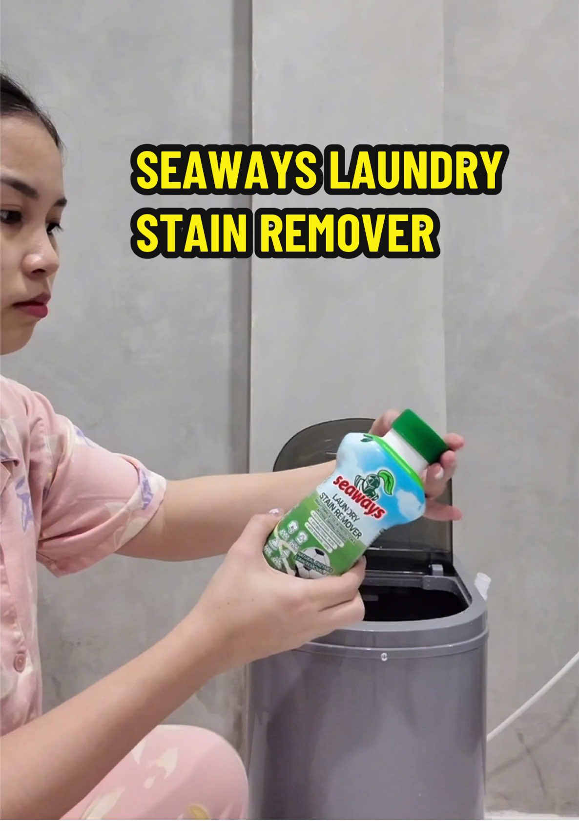 Super effective sa mga puting damit #laundryday #seawayslaundrystainremover #seaways @Seaways_Philippines 