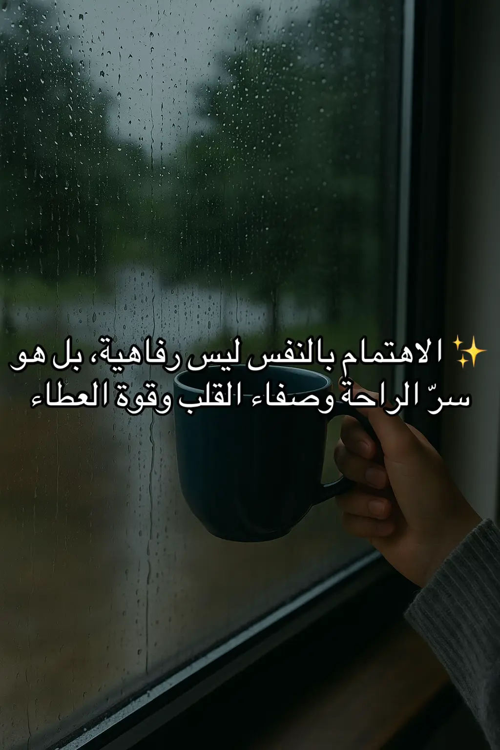 #عبارات #مطر #شتاء #صباح_الخير #راحة_البال 