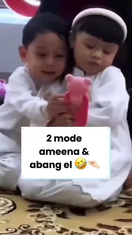 ameena & abang L 2 mode 🤣🤏#ameenahannanuratta #attahalilintar #fyppp #abangl #aurelhermansyah 
