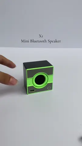 A less thank 100 speaker? here’s THE X1 Mini Bluetooth Speaker! #speaker #minispeaker #minimalist #fyp #portablespeaker 