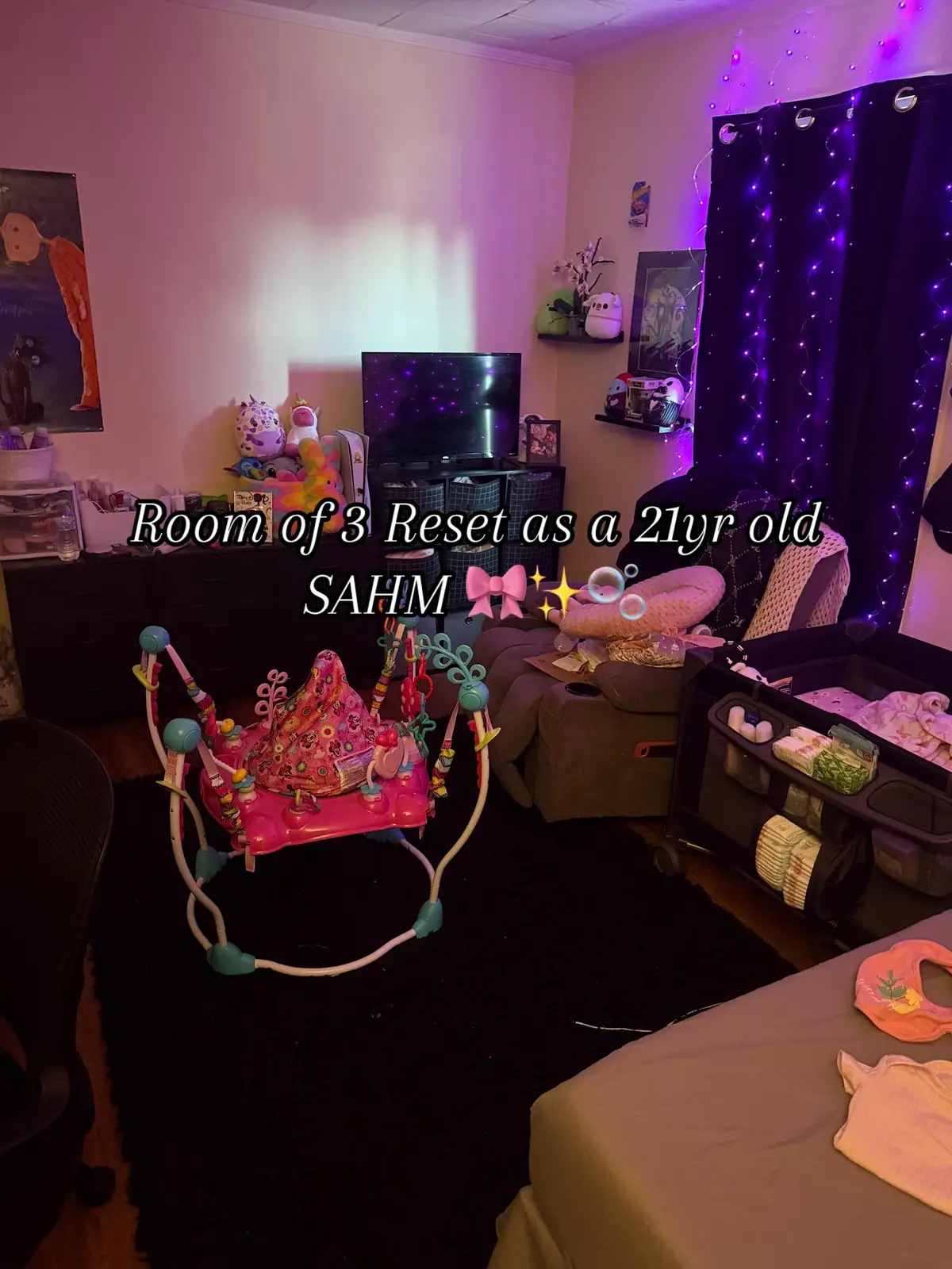 love cleaning my room 💜💜🫶🏼 #fyp #reset #viral #sahm #xyzbca 