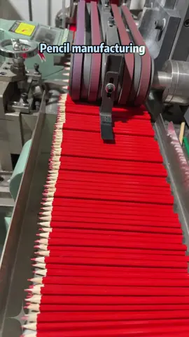 Beautiful pencils in the making, Welcome to consult products or machines#pencil #factory #machine #manufacturing #productionprocess #assemblyline #supplier 