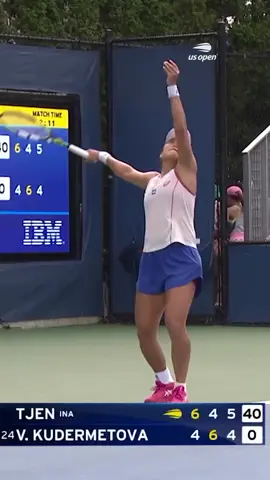 Janice Tjen at US OPEN 🎾🇮🇩