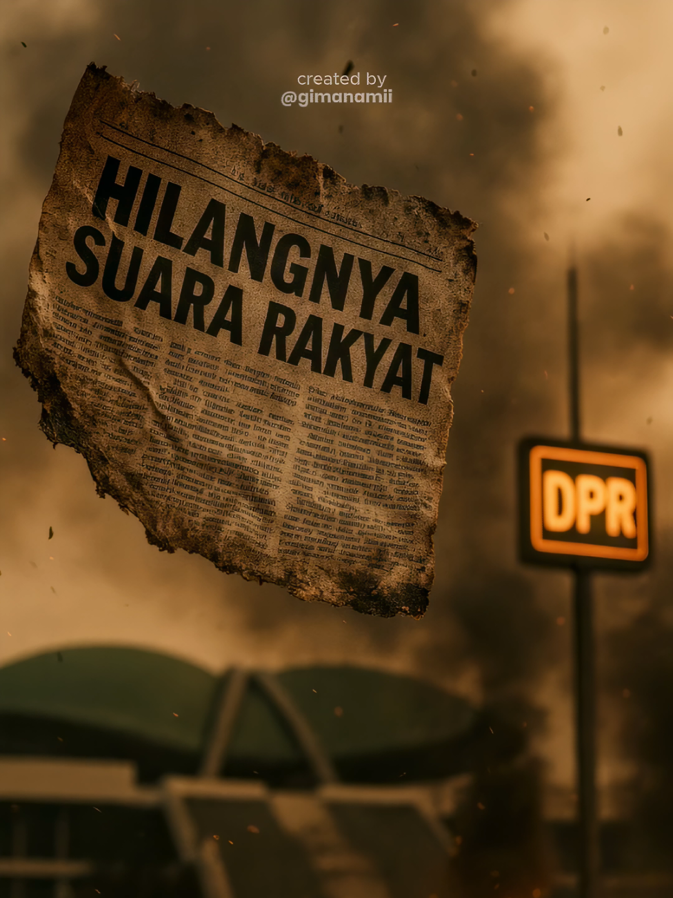 Dari rakyat, oleh rakyat, untuk pejabat 🙏 _ Image Gen: @imagineartofficial  Video Gen: @klingai_official 