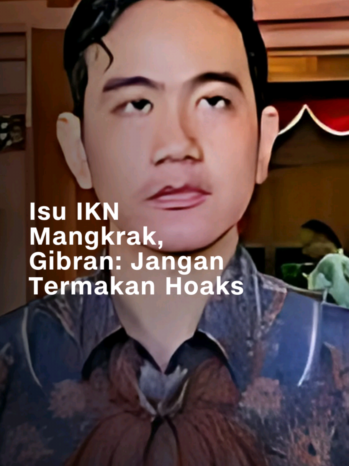 Wakil Presiden Gibran Rakabuming Raka meminta masyarakat untuk tidak mudah terpengaruh oleh hoaks atau informasi palsu yang menyebut proyek Ibu Kota Nusantara (IKN) mangkrak atau tidak berlanjut pembangunannya. Pernyataan tersebut disampaikan Gibran saat menghadiri Harlah ke-45 Ketua Tariu Borneo Bangkule Rajakng (TBBR), Pangalangok Jilah, di Patih Patinggi, Desa Sepang, Kecamatan Toho, Kabupaten Mempawah, Kalimantan Barat, pada Sabtu siang. #cnnindonesia #cnnindonesiacom #gibranrakabuming #IKN
