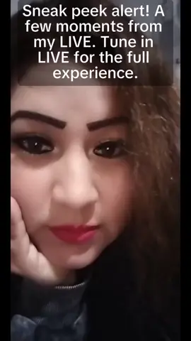 Sneak peek alert! A few moments from my LIVE. Tune in LIVE for the full experience. #tiktoklive #livehighlights