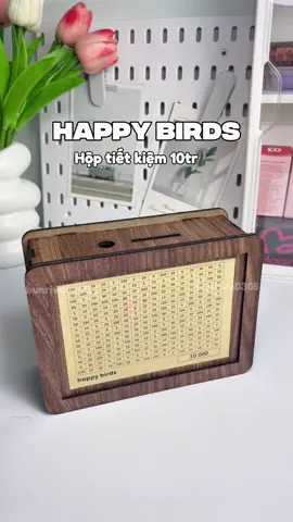 Tiết kiệm 10tr mà không hề áp lực 😽 #hoptietkiem #tietkiem #happybirds #bunriviu 