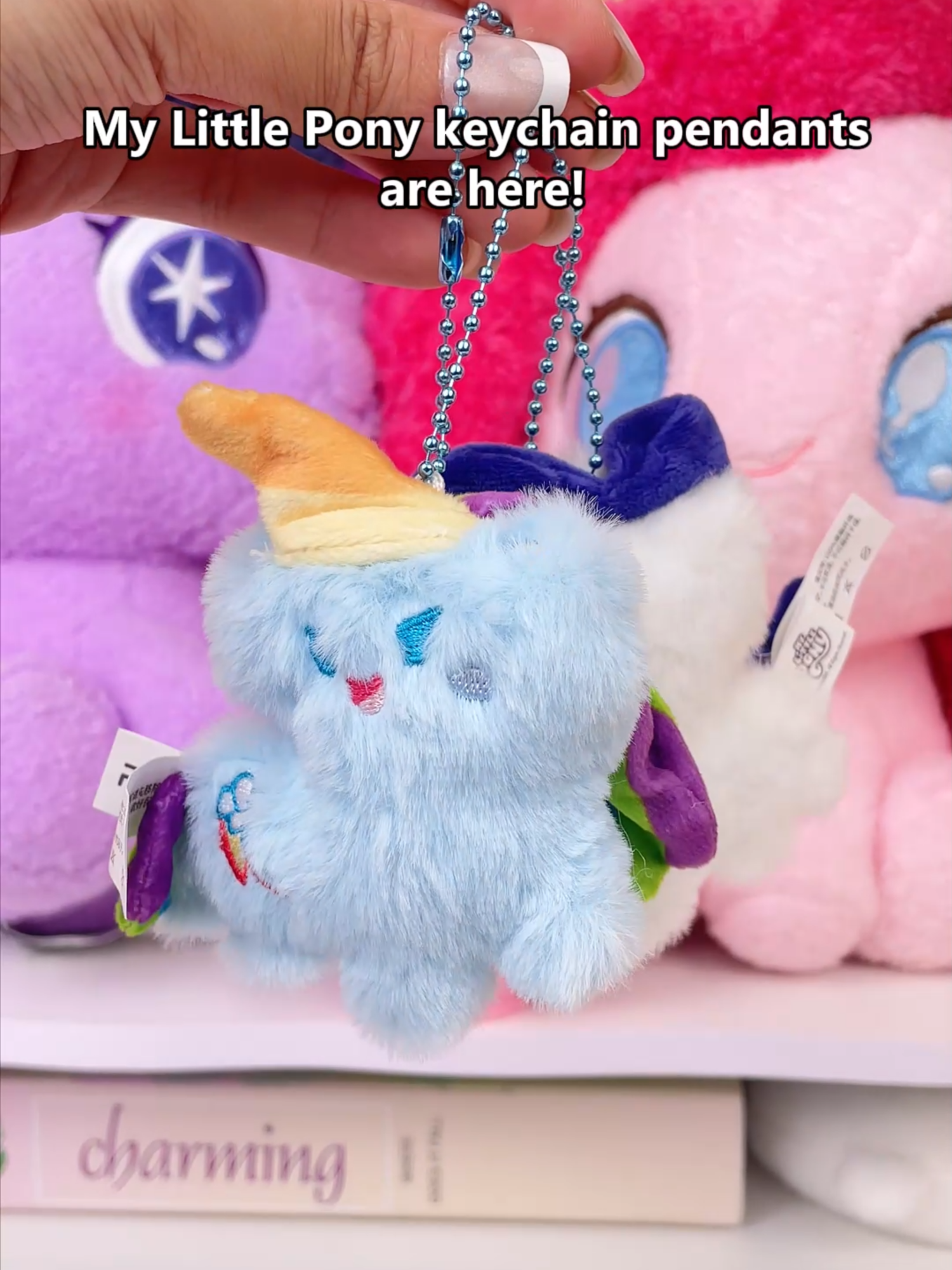 Miniso my little pony keychain pendants#minisoblindbox #blindbox #toys #miniso #pendant #gift #cute #plush