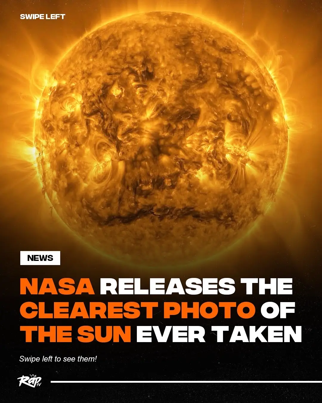 #NASA revealed new, clear images of the Sun‼️☀️ Y'all rockin' with them⁉️ #RapTV #Sun #Space 