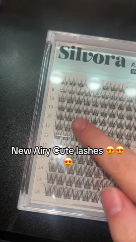 gosh if Airycute has no fans then i'm not alive #lashclusters #lashcluster #lashes #airycute 