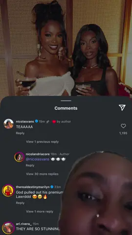 He been clocking her like us lol #olandria #nic #nicolandria 