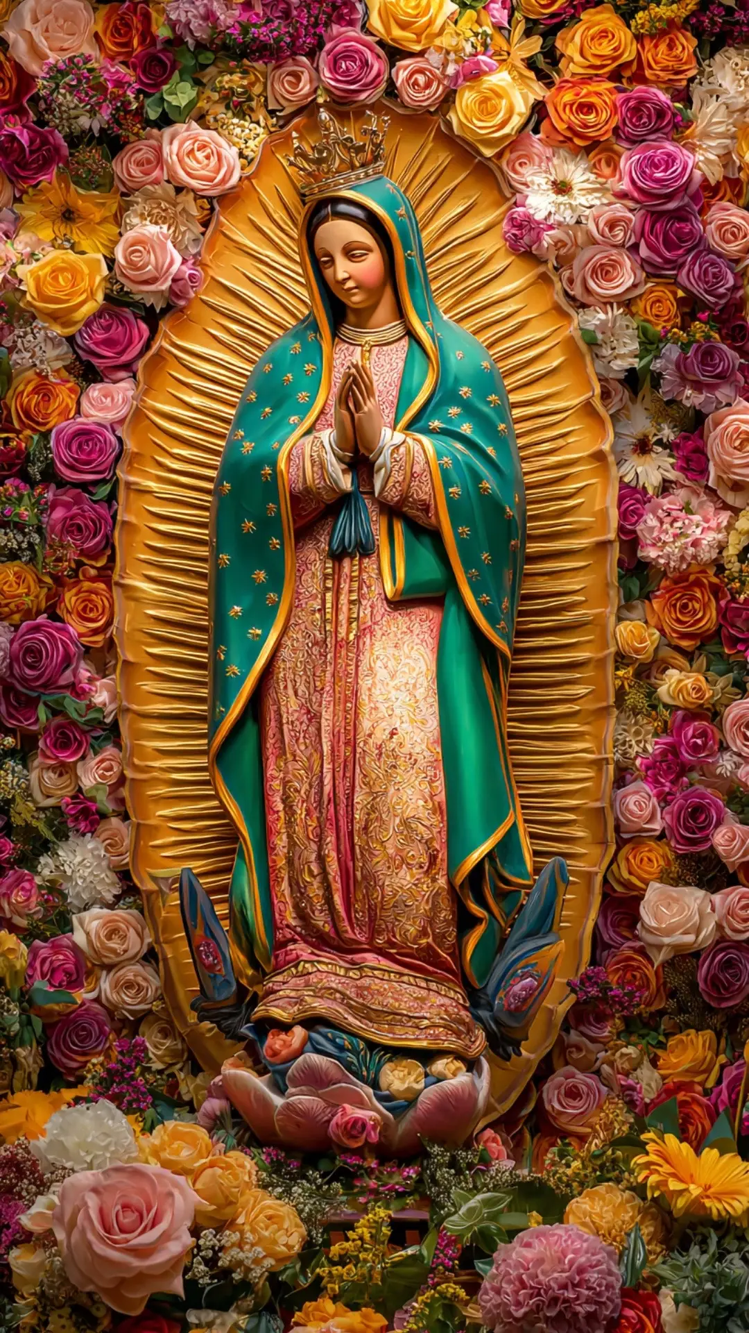 The Timeless Grace of the Virgin Mary.#MotherofJesus #CatholicFaith #Christianity #DivineGrace #HolyMother #Religiouslcon #jesus 