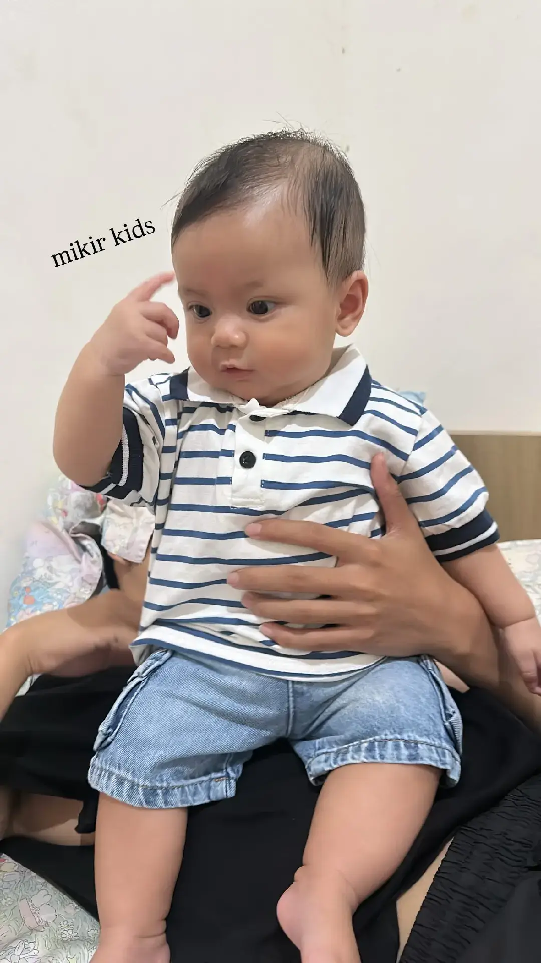 mikir kids😜👈🏻 #elzhard #elzhardrahadianaskara #elkerung #dedekbayi #masyaallah 