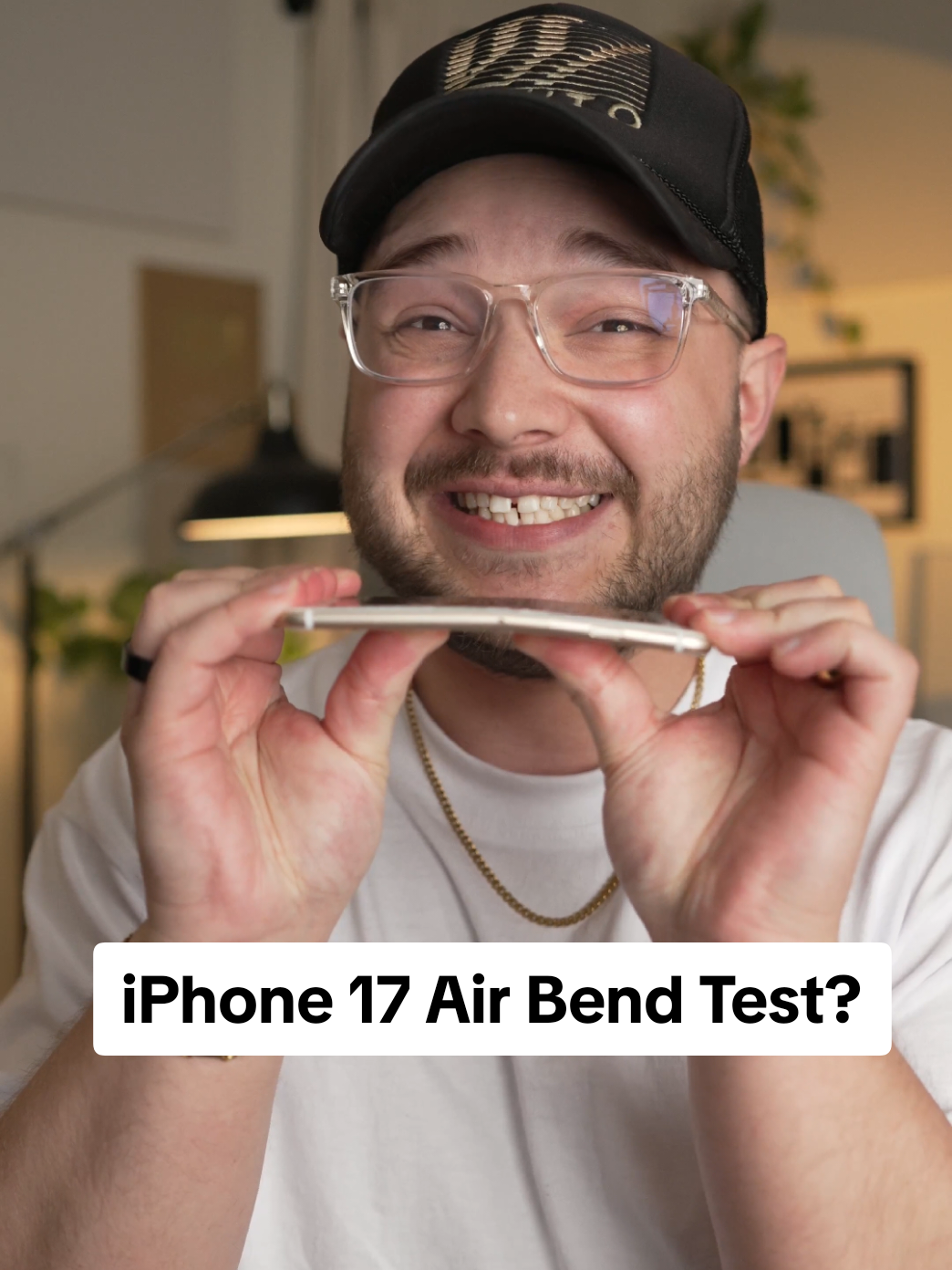 Should we do an iPhone 17 Air bend test? #Tech #iphone17air #apple #imparkerburton #androidguy @Carterpcs 