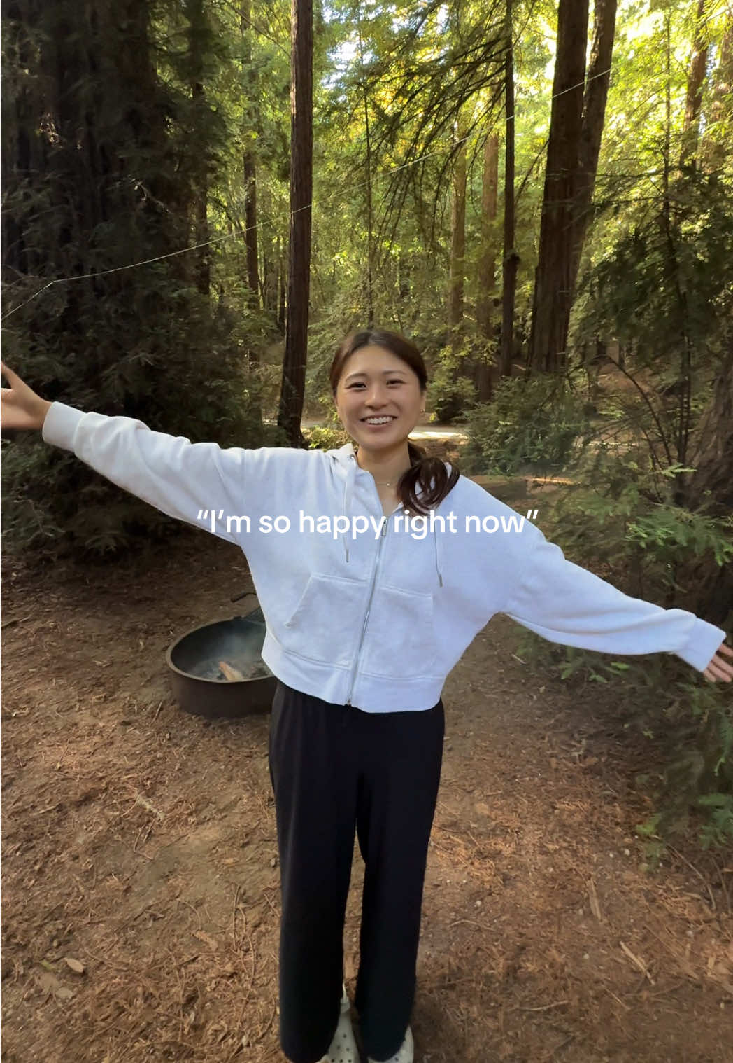 We‘re BACKKKKK at BIG SUR!!!! 🕺🏾🤤🏕️🥩🍖🌲 #bigsur #campingcouple #Koreancamping #imsohappy #bfgf 