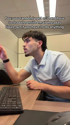 Better off ignoring it #fyp #officehumor #corporatelife #comedy #relatable (recorded off the clock)