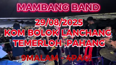 Jumpa Jumaat nih !  Jangan lupa tag partner gogo korang 🫵💃 #mambangband #penghiburbawahkhemah🎶🎵 #jogetlambak💃 #kakijoget #fypシ゚viral 