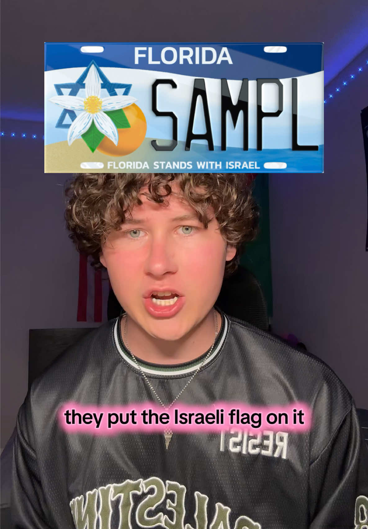 Florida has made the Israeli flag their license plates. How is this allowed? Let’s talk about how absolutely insane this situation is… #florida #yourfavoriteguy #superman #galgadot 