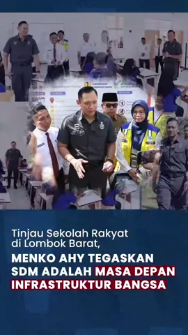 Tinjau sekolah rakyat di Lombok Barat, Menko AHY tegaskan SDM adalah masa depan infrastruktur Bangsa. . #menkoAHY #demokratjatim #pdemokrat #demokratgresik #jatim 