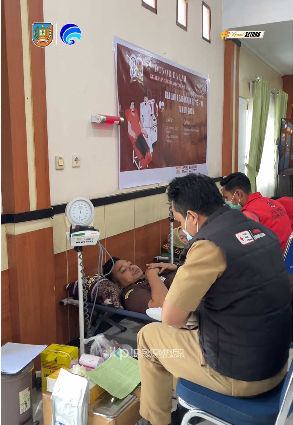 Sambut Hari Lahir Kejaksaan Tahun 2025 dengan aksi nyata 💉 Kejari Konsel x RSUD Konsel, berbagi kehidupan untuk sesama ❤️ #kejarikonaweselatan #donordarah #konaweselatan #sulawesitenggara #fyp 