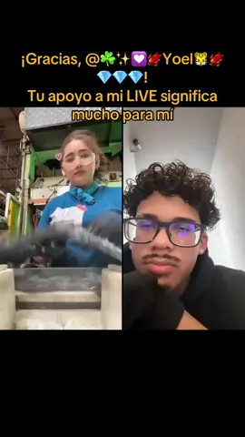 ☘️✨💟🐦‍🔥Yoel🐯🐦‍🔥💎💎💎, gracias por tu valioso apoyo en mi LIVE. Seguiré esforzándome para crear contenido LIVE aún mejor.@☘️✨💟🐦‍🔥Yoel🐯🐦‍🔥💎💎💎 #tiktoklive #livehighlights #livegift #handhearts #hearts 