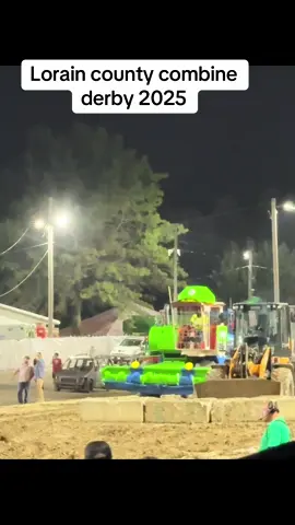 Lorain county fair 2025 combine derby #loraincountyfair #derbylife #combine #farmlife 