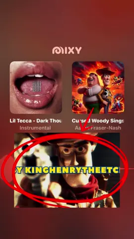 Dark thought + Cursed woody | Full song | #calmdownwoody #liltecca #darkthoughts #fyp #Mixy 