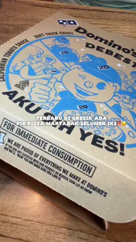 TERBARU REK PIE PIZZA MARTABAK🍕🍫🧀toppingnya wakeh poll bikin ngiler nagih🤤cuss buruan nyoba beli tag lokasi dividio mumpung ada promo beli 1 gratis 1 dari tiktok✨ #dominospizza #Jelajahhepi #promomakanliburan #realwayxdominos  @realwaymediaindonesia @Domino's Pizza Indonesia 