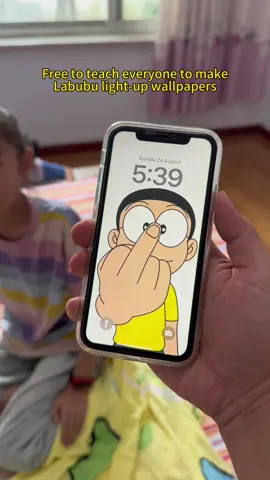 How to make  live wallpaper with your bwni photds ana set it as awialiaper lying oia tutorial. live wallpapetoor tutorial#capcutforus #capcut #capcutpioneer#labubuwallpaper#livewa