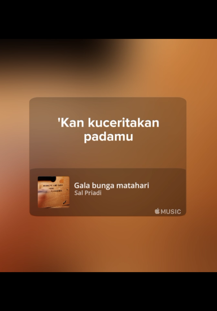 kuceritakan padamu... #galabungamatahari #lyricsmusic 