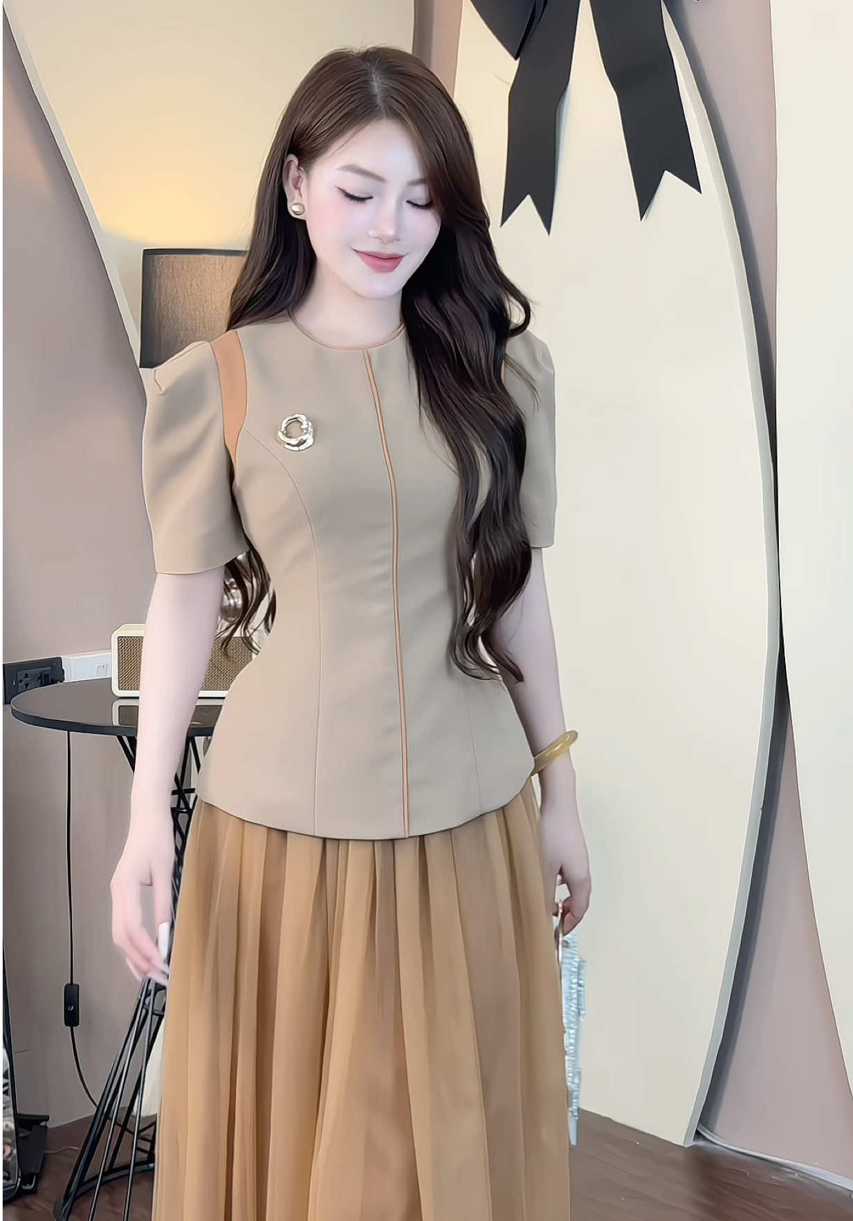 Nếu một ngàn phút giây bên nhau 🥰 #thoitrang #lyna_vaythietke #setdep 